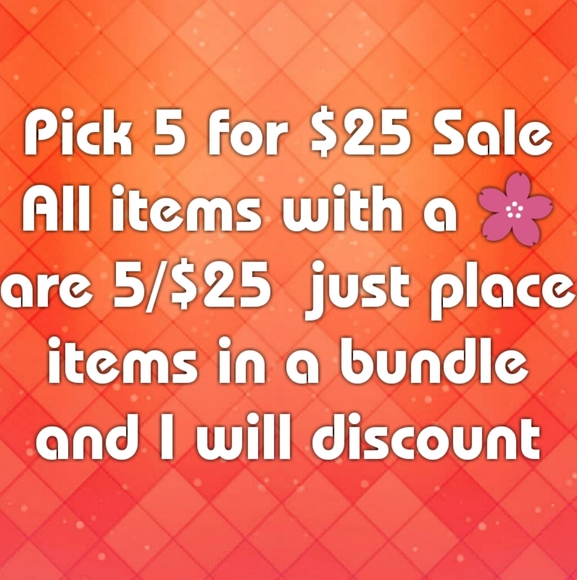 🌸 5 for $25 Sale 🌸 - Picture 2 of 2